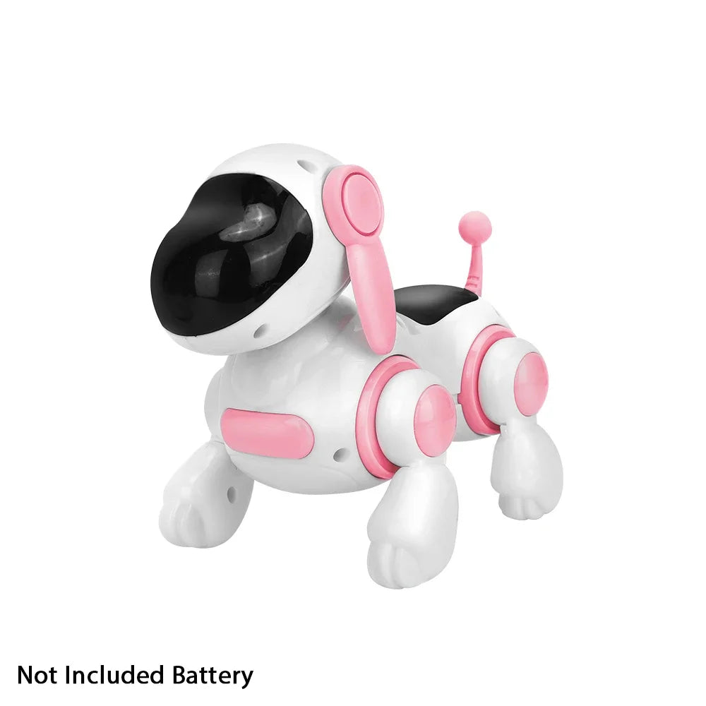 Intelligente Interattivo Robot Dog Simulato Camminata Luce Suono Musica Educativa per bambini Crawling, Canto e Interattivo 2026