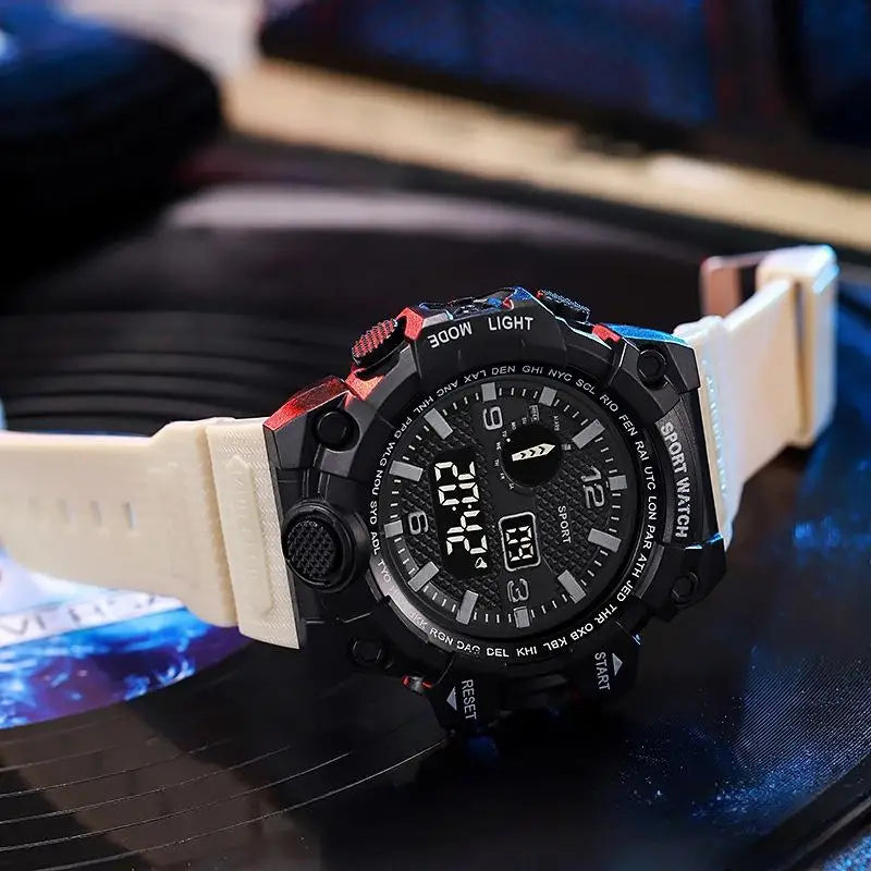 Orologio da uomo Multifunzionale Impermeabile Allarme luminoso