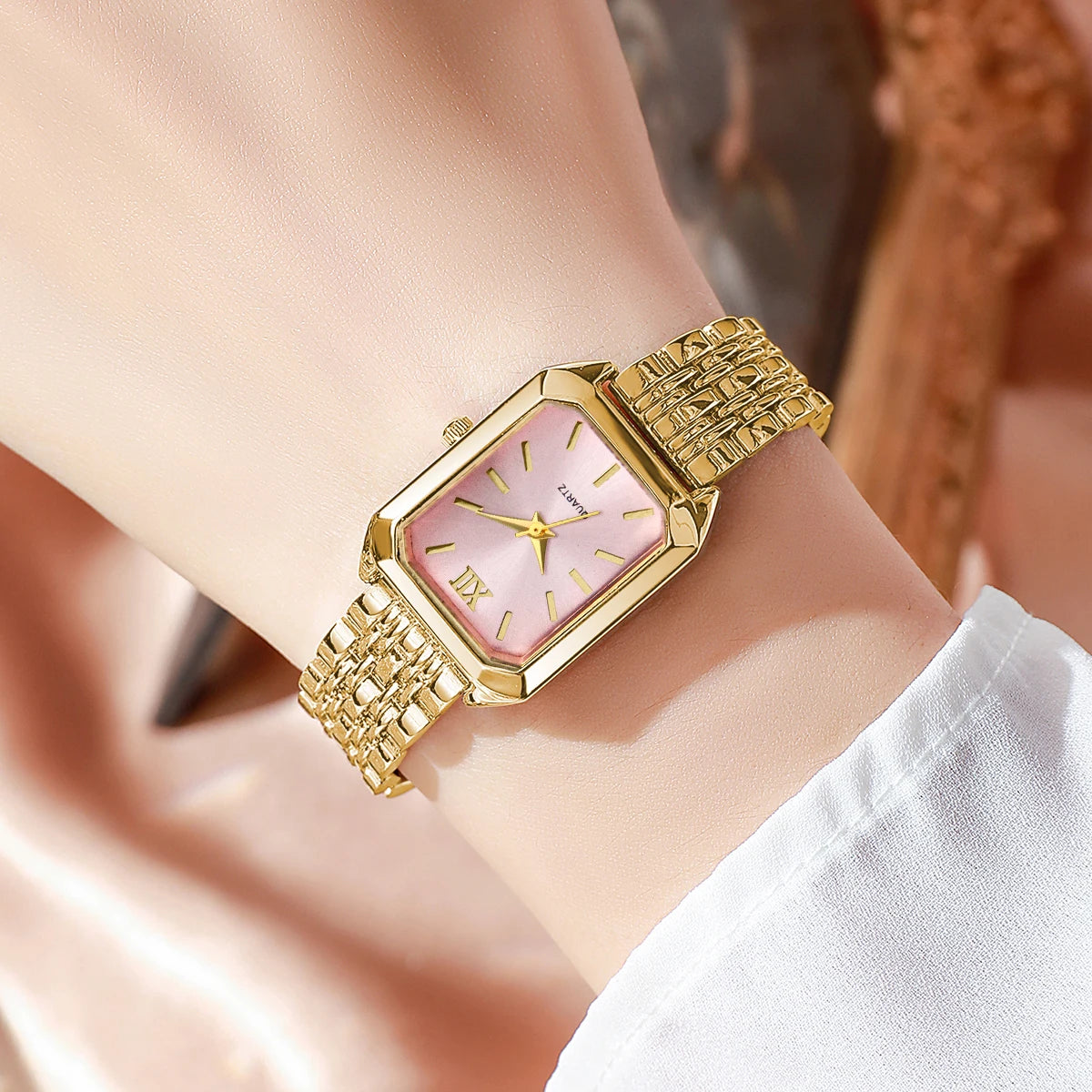 Orologio al Quarzo Strass Bracciale Set Signore Roma