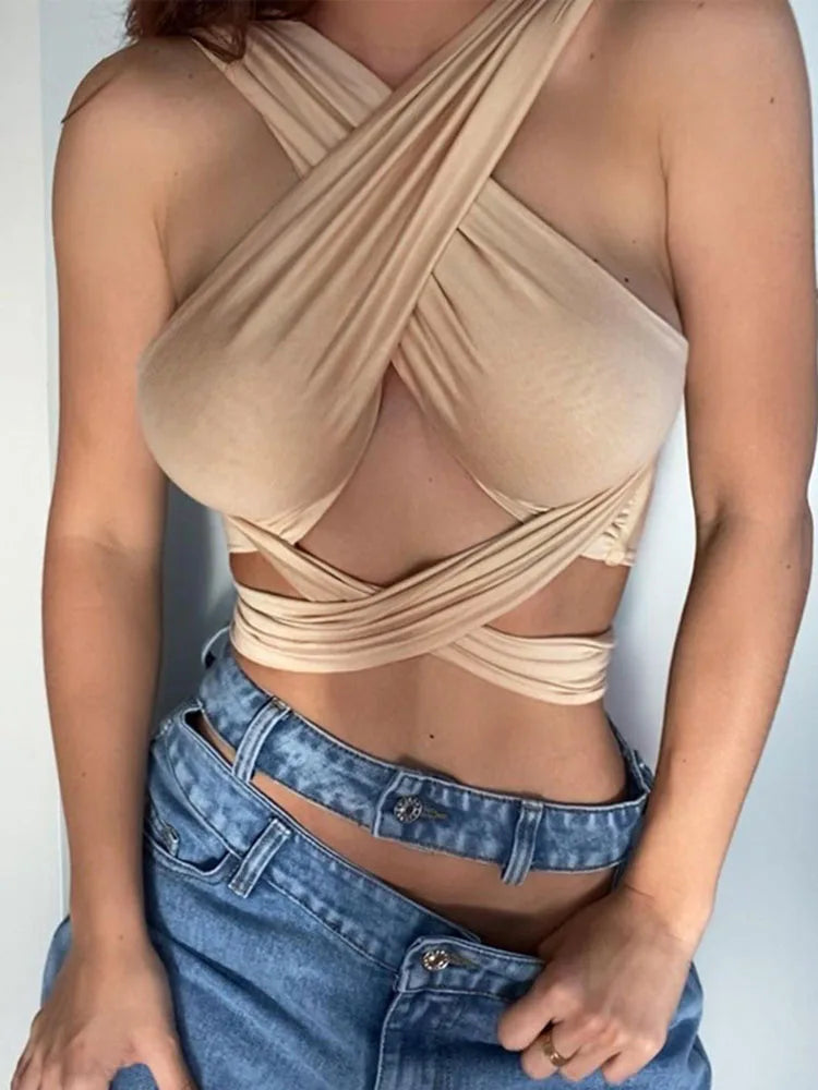 Top Donna Senza maniche
