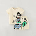 2 Pezzi/Set Tute Bambino Estate Manica Corta 1-4 Anni