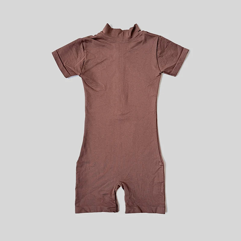 Tuta estiva a maniche corte con cerniera Abbigliamento Donne
