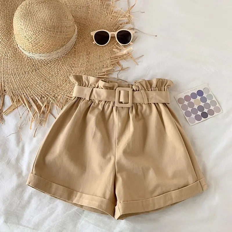 Pantaloncini di cotone per bambini 4-6 anni traspiranti e sottili