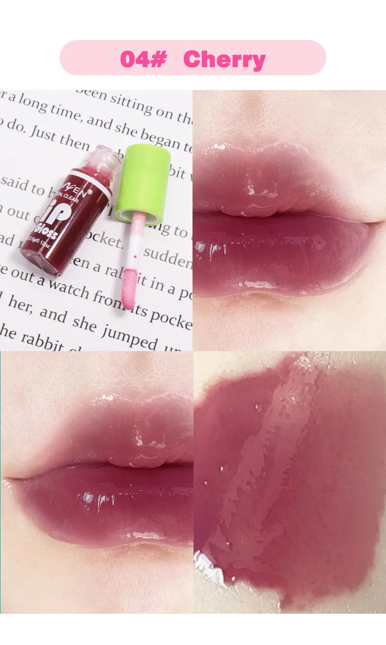 6 pezzi Glass Lip Gloss Set Idratante