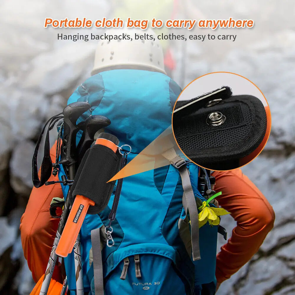 Metal Detector portatile Pointer Sonda Antigraffio Impermeabile Scansione a 360 gradi