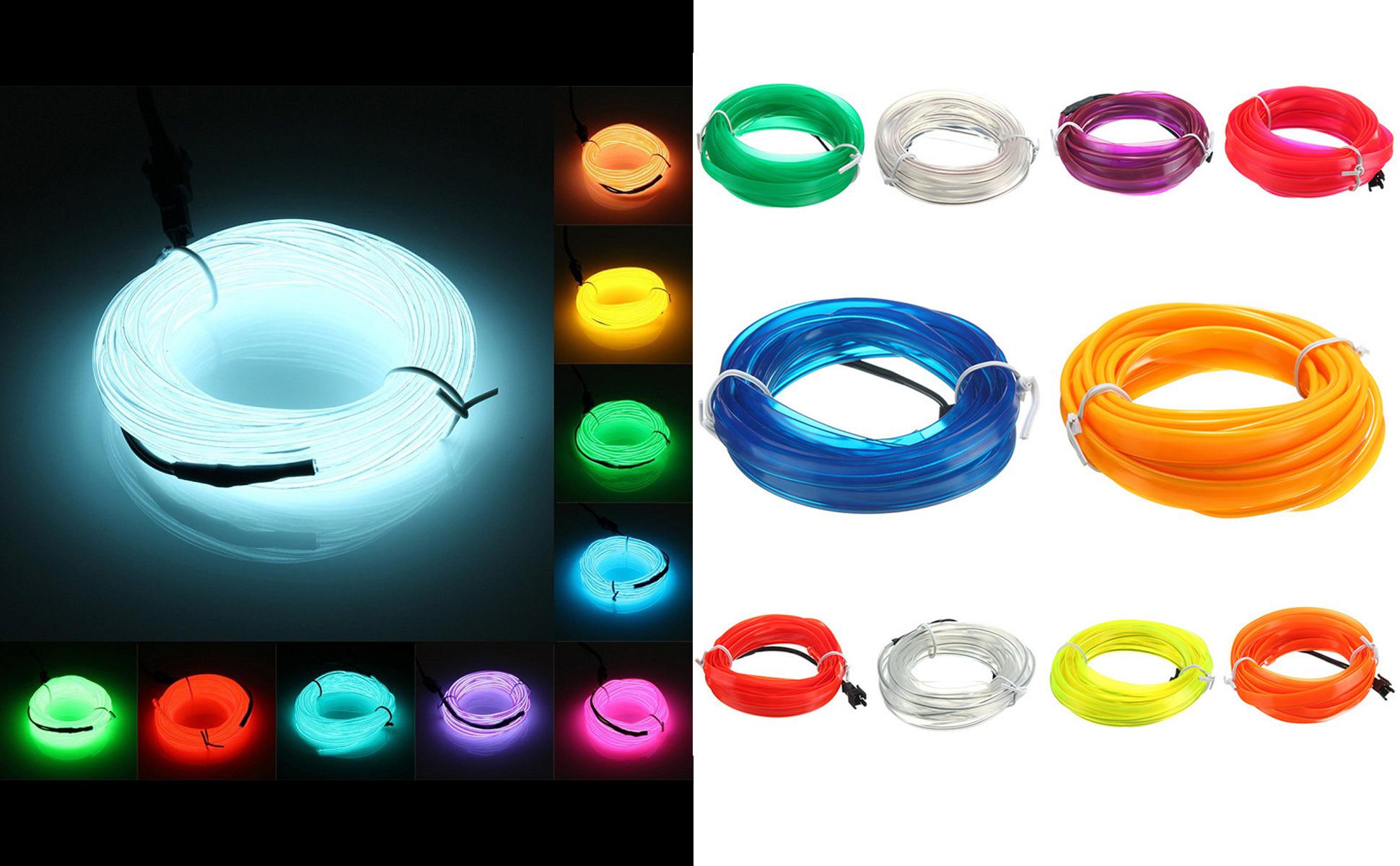 5M Auto Interni Led Strip Light Neon  Fai Da Te