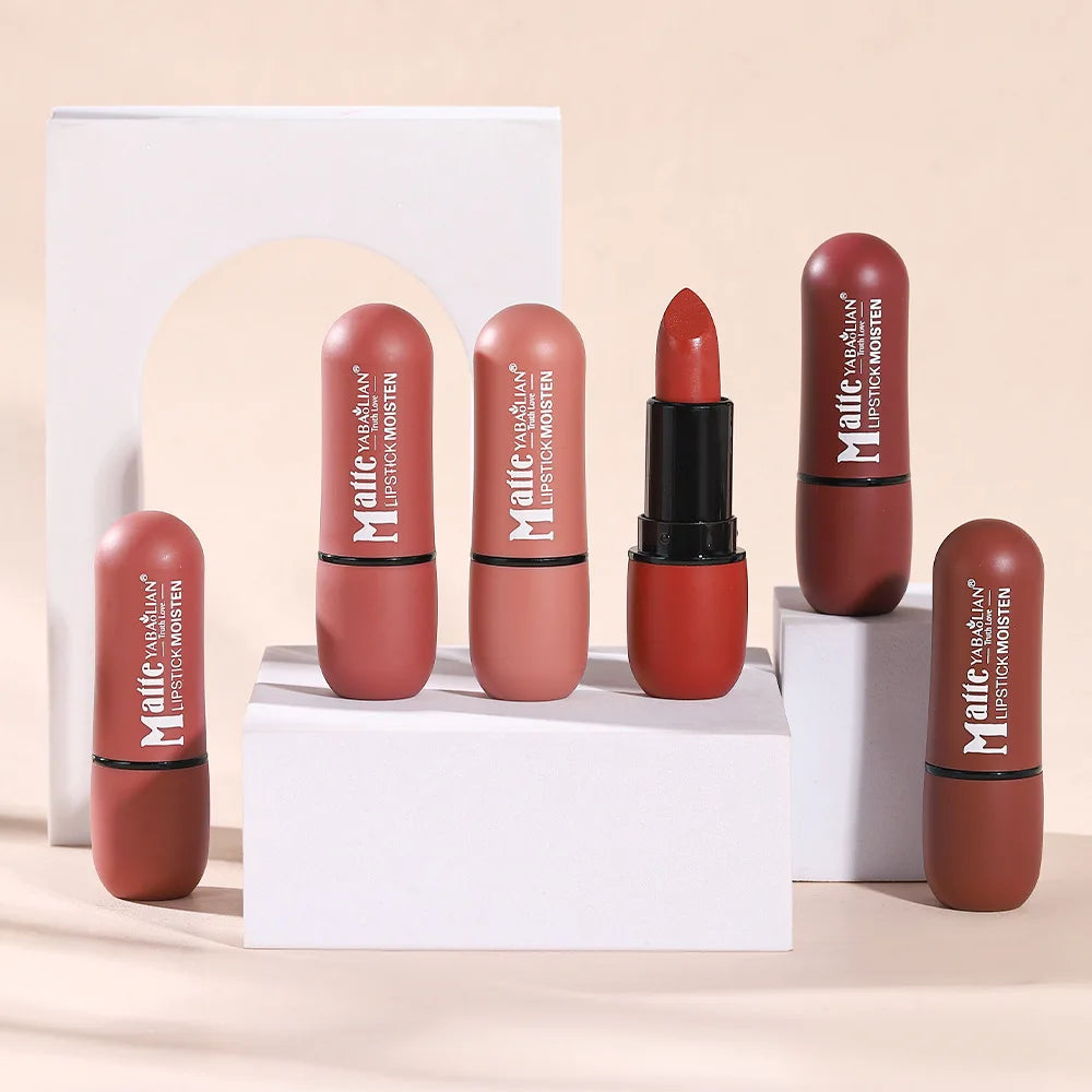 Rossetto opaco a 6 colori