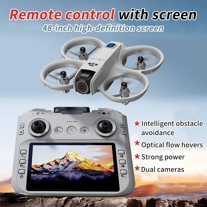 New GT3 MAX Drone 8K HD 4.3” Telecomando Modalita 360° Flip Quadcopter 2 modelli