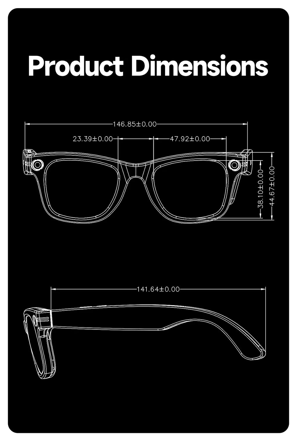 Nuova fotocamera da 800 W Occhiali AI Occhiali di traduzione intelligente che cambiano colore Foto Registrazione video Chiamata impermeabile Occhiali da sole intelligenti