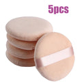 5-40 pezzi Round Facial Powder Spugnetta portatile morbida cosmetico puff per l’applicazione del trucco