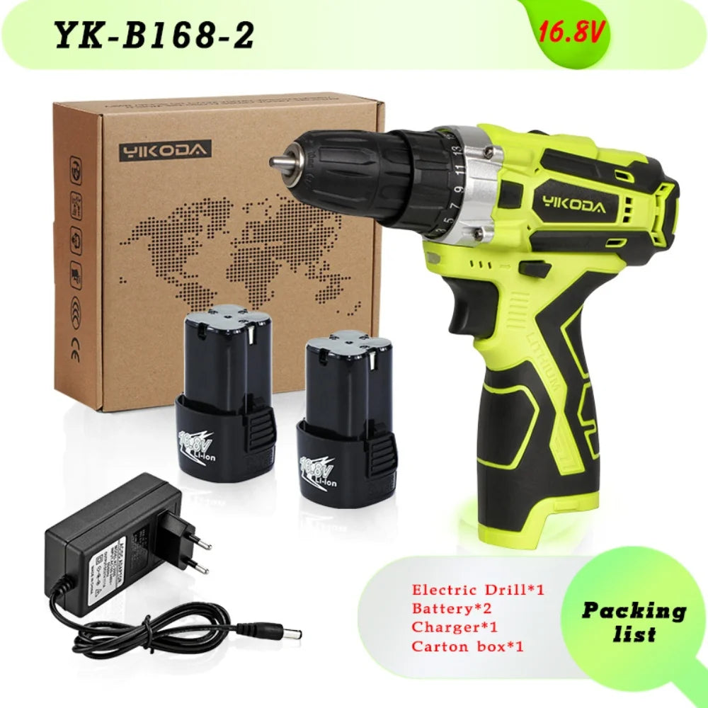 YIKODA 12V-21V Trapano a batteria al litio ricaricabile Produzione Polonia e produzione Cinese