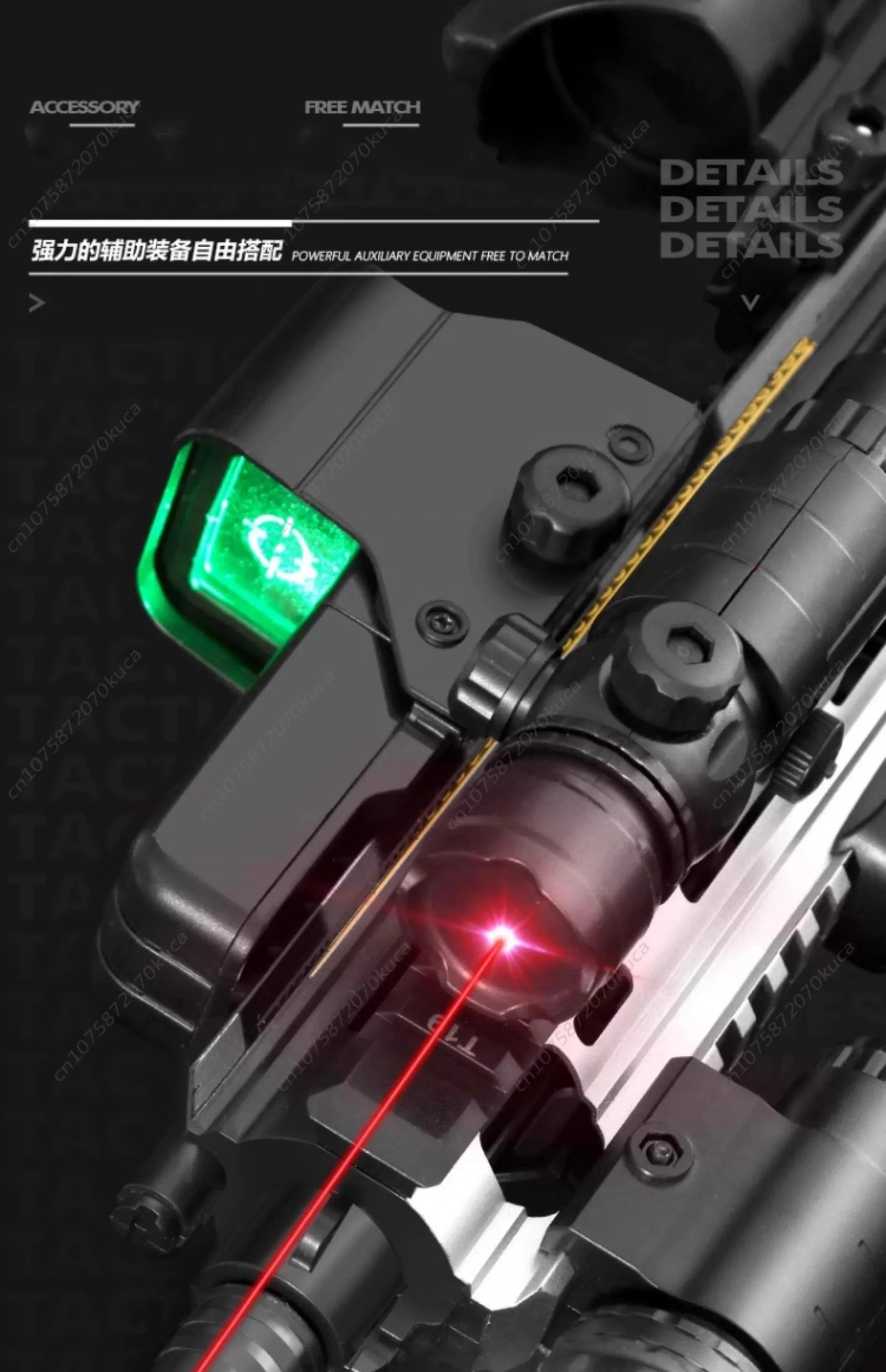 Burst M416 completamente automatico Toy Gun Gel