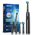 Spazzolino elettrico dentale con 4 testine