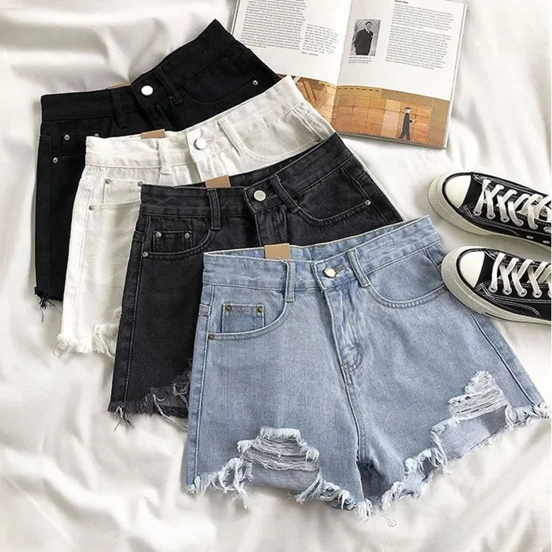 Jeans Donna Denim Shorts Lady Chic