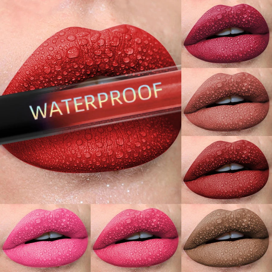 Matte Velvet Lip Gloss Impermeabile Rossetto liquido