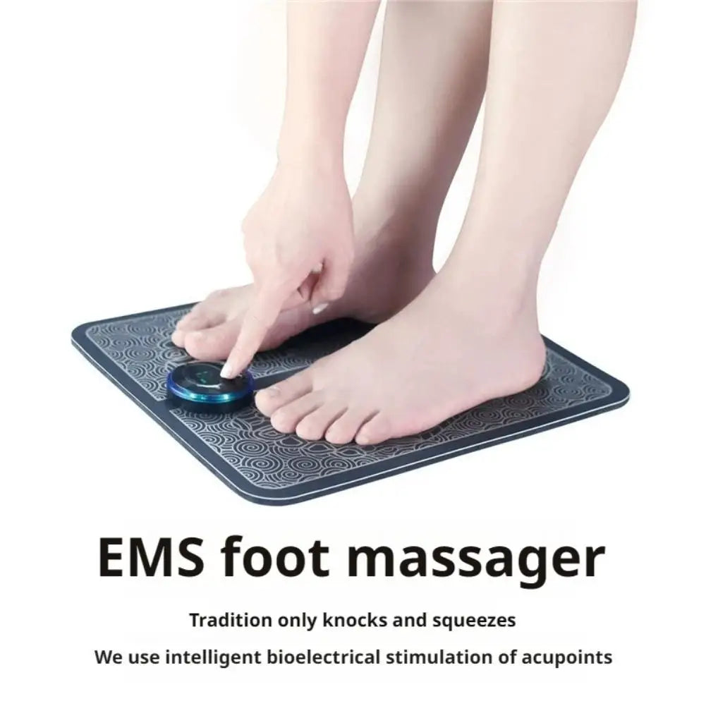 EMS Pulse Tappetino per massaggio del piede Telecomando intelligente Alleviare la fatica  Uso domestico