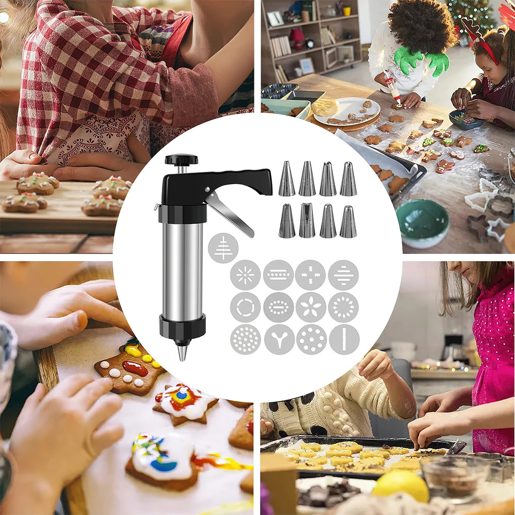 Kit pressa per biscotti in acciaio inossidabile