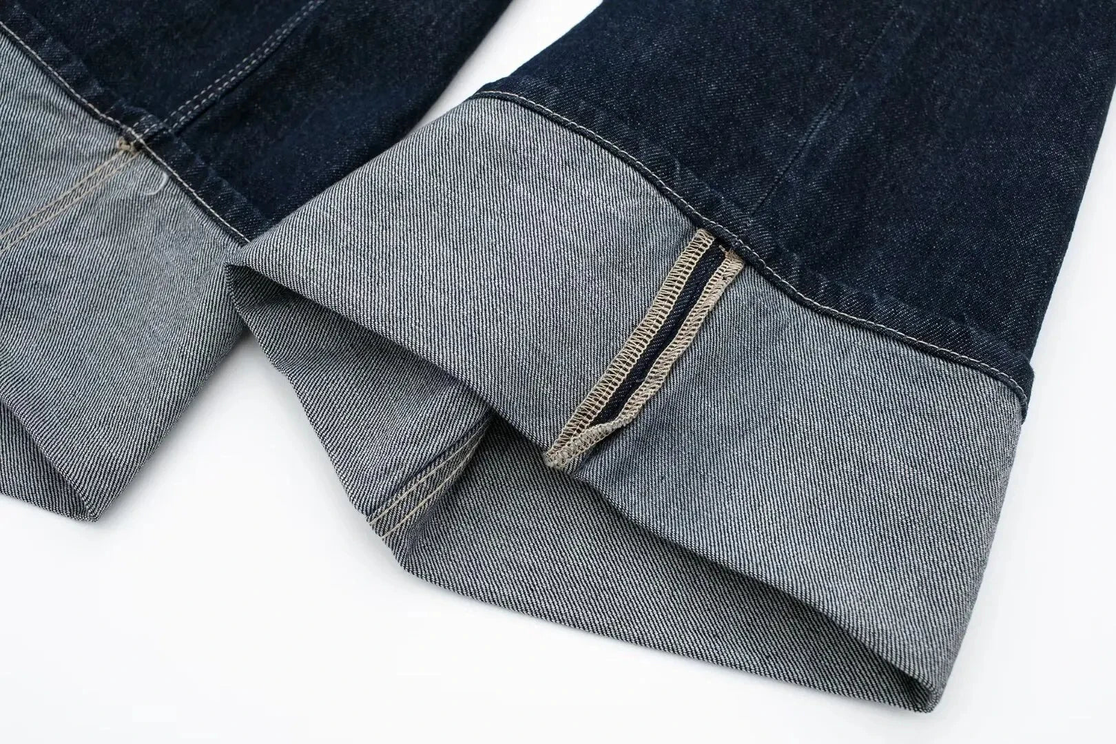 Set Casual Risvolto Manica Lunga Crop Giacca Bottoni Femminile Vintage Gamba Larga Jeans