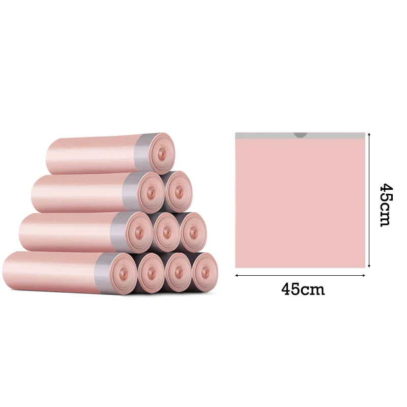 50/100/200PCS Sacchetti della spazzatura con coulisse di ispessimento Borsa della spazzatura portatile di grande capacità