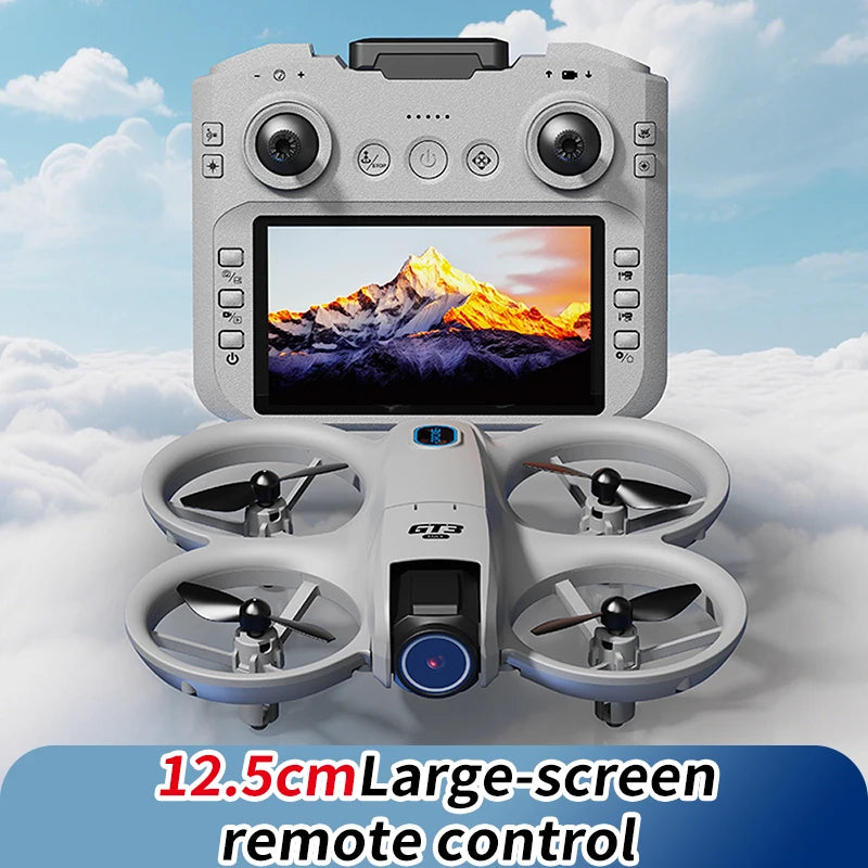 New GT3 MAX Drone 8K HD 4.3” Telecomando Modalita 360° Flip Quadcopter 2 modelli