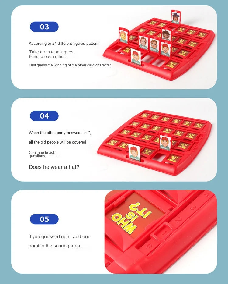 Indovina chi sono Gioco di puzzle