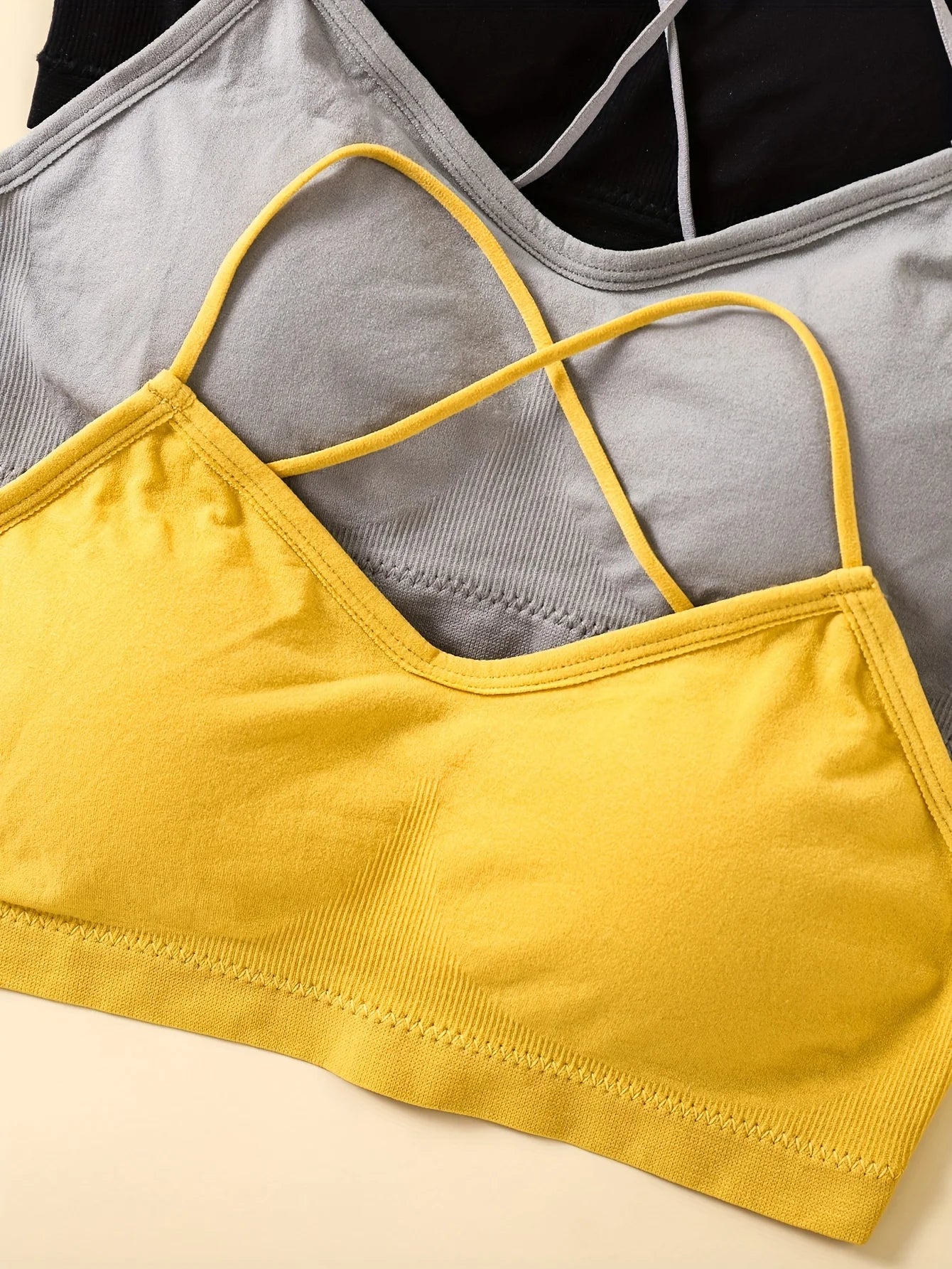 3PCS/Set Top Traspirante Bellezza Sexy