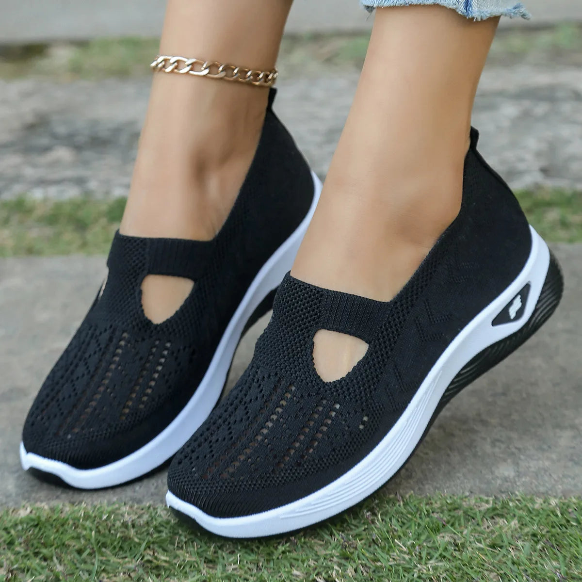 Scarpe sportive primaverili nuove da donna, alla moda, traspiranti, leggere, antiscivolo, resistenti all’usura,