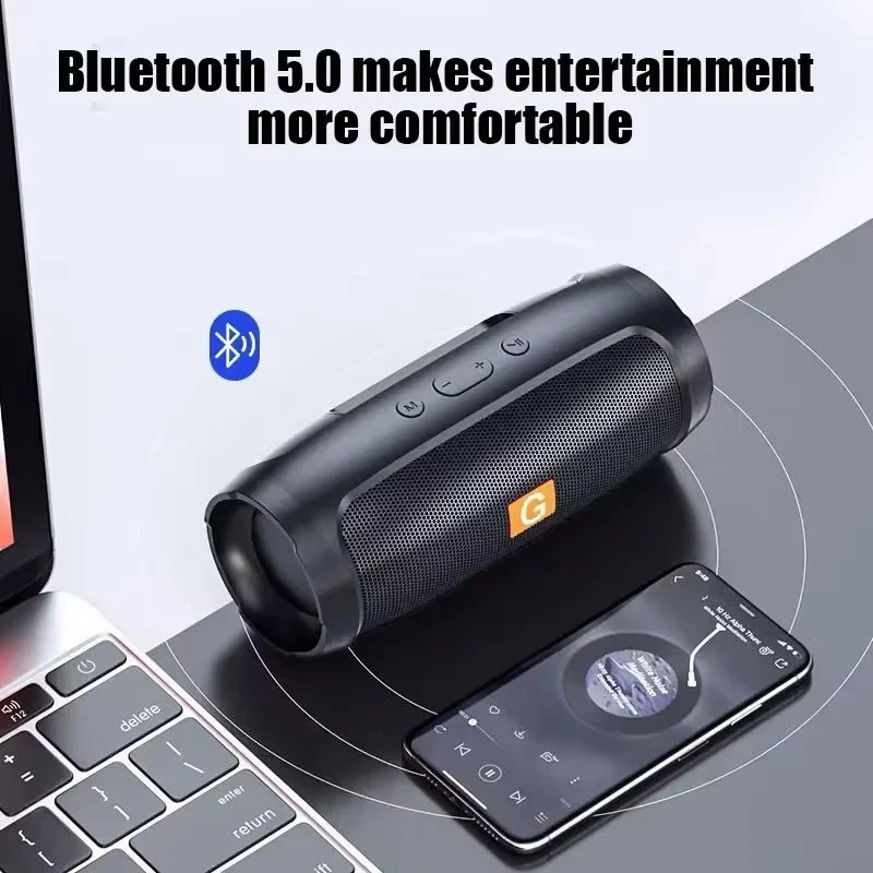 Lenovo TF USB Bluetooth Altoparlante portatile Doppio altoparlante Stereo all’aperto Riproduzione FM Trasmissione vocale Subwoofer Altoparlanti wireless
