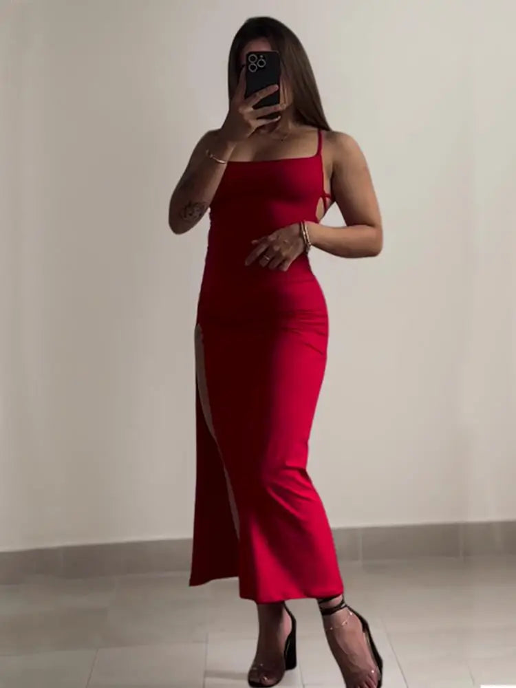 Vestito estate alta moda tracolla