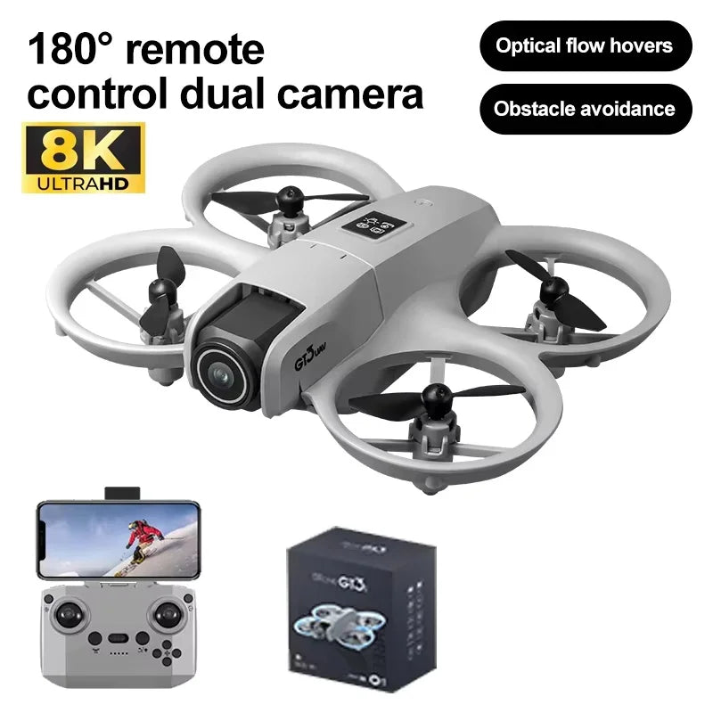 New GT3 MAX Drone 8K HD 4.3” Telecomando Modalita 360° Flip Quadcopter 2 modelli