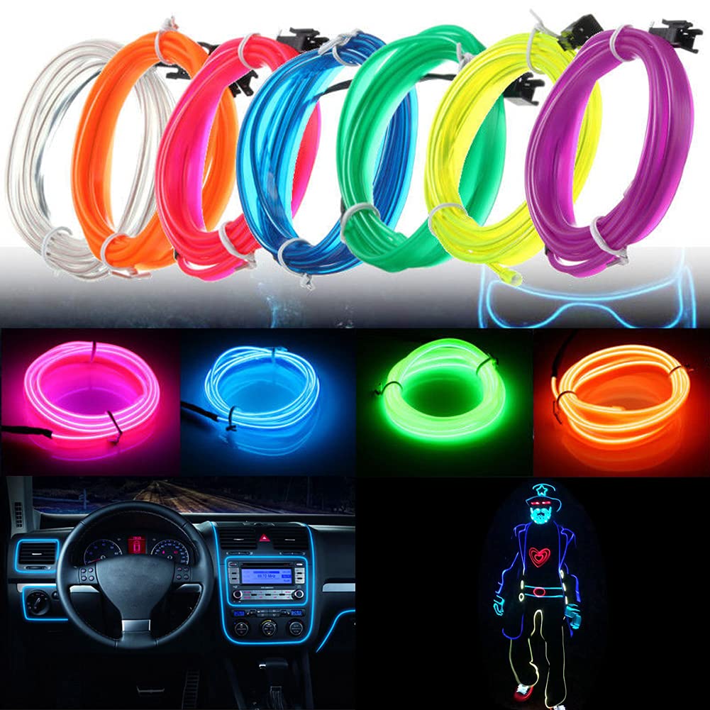 5M Auto Interni Led Strip Light Neon  Fai Da Te