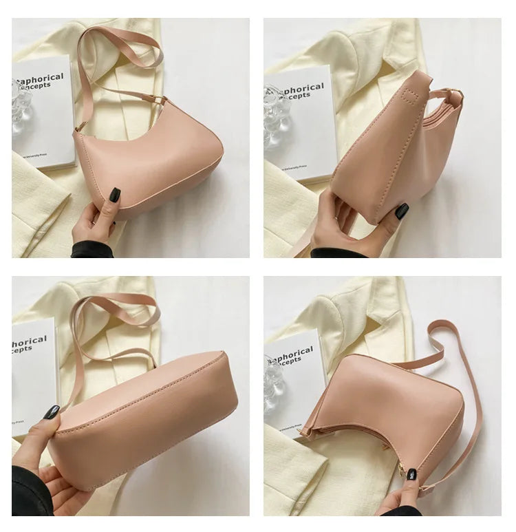 Borsa a tinta unita alla moda,  elegante e di alta qualità