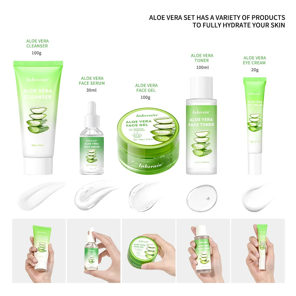 Set per la cura della pelle Idratante profondo Nutrimento profondo Sbiancamento Illuminante Idratante Pelle liscia