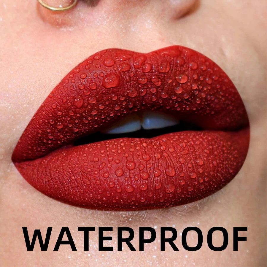 Matte Velvet Lip Gloss Impermeabile Rossetto liquido