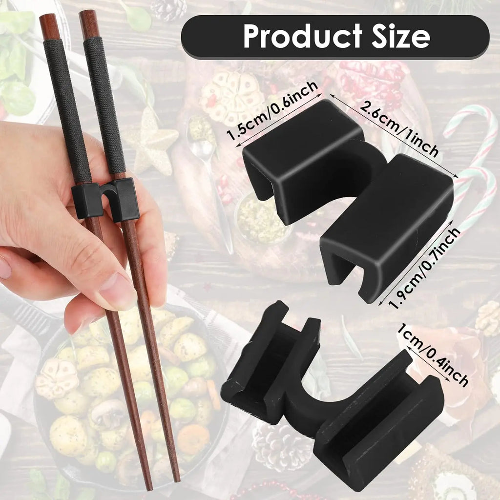 5PCS per bacchette in plastica non scivoloso resistente al calore