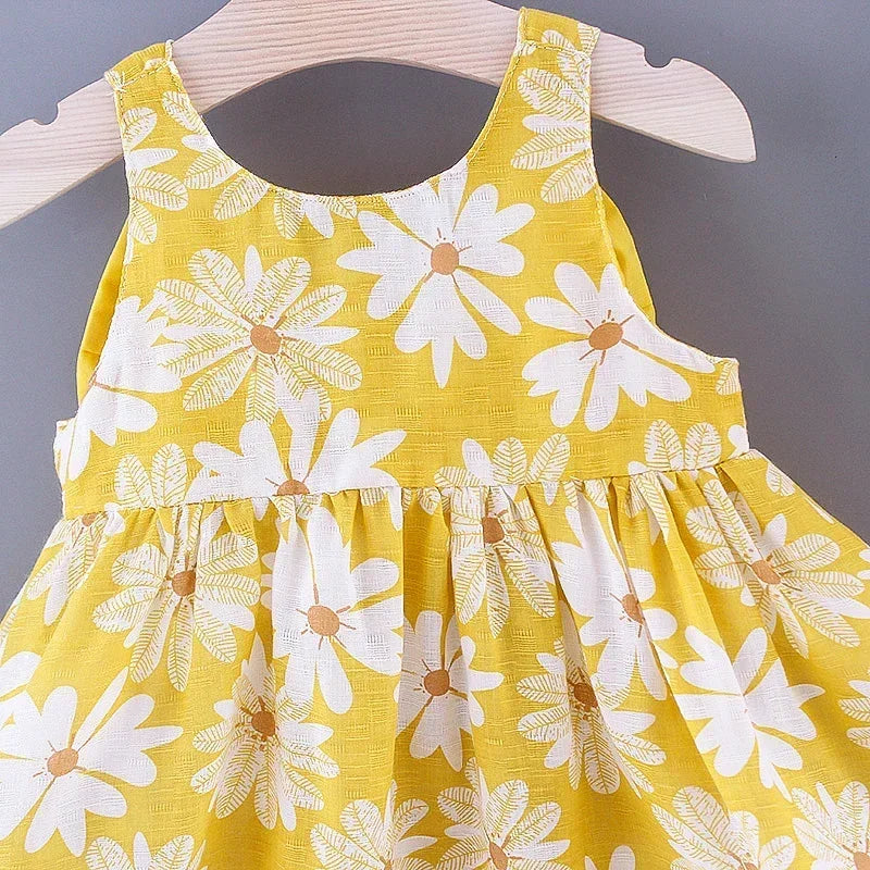 Vestito estivo Sweet Princess Dress con fiocco 0-3 anni