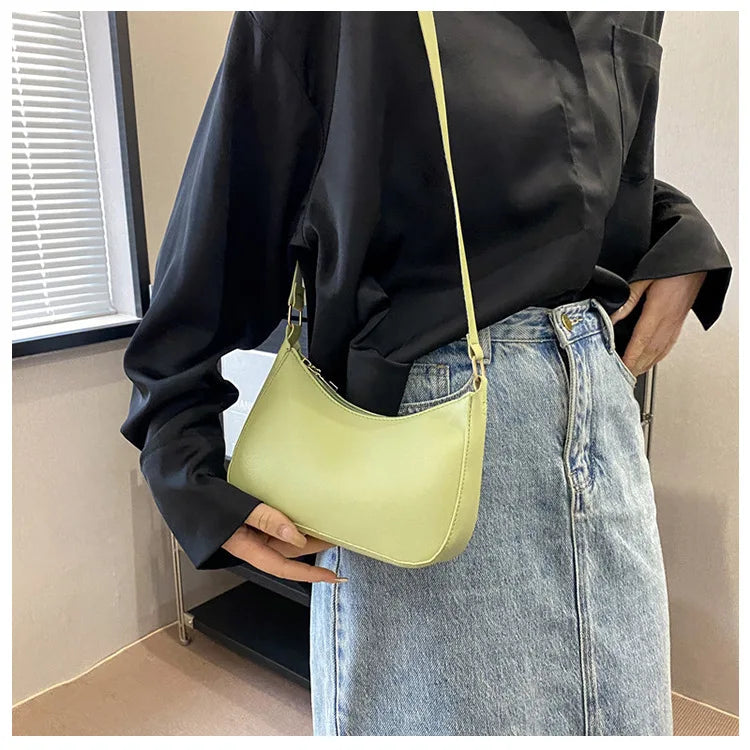 Borsa a tinta unita alla moda,  elegante e di alta qualità