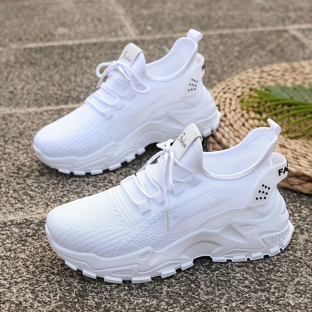 Sneakers in maglia traspirante Moda Comode Scarpe con suola morbida antiscivolo