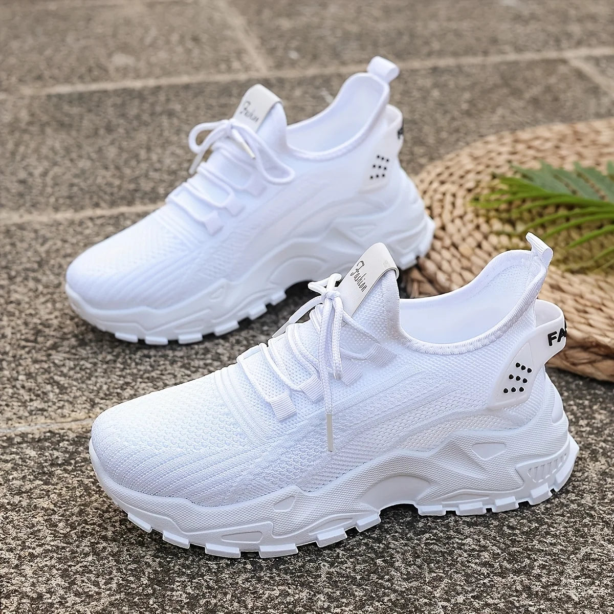 Sneakers in maglia traspirante Moda Comode Scarpe con suola morbida antiscivolo
