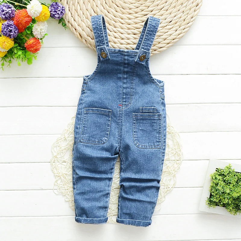 Tuta Salopette in denim per neonati Jeans morbidi