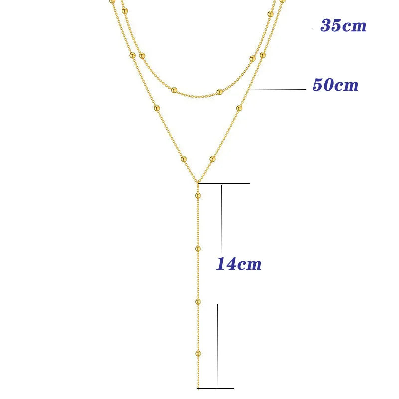 LATS Collana doppio strato donna
