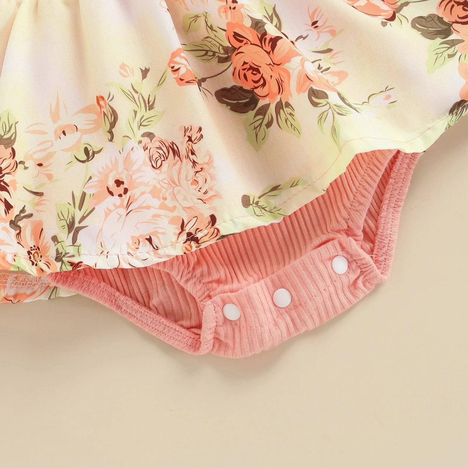 Vestito Body a maniche volanti + fiocco 0-1 anno