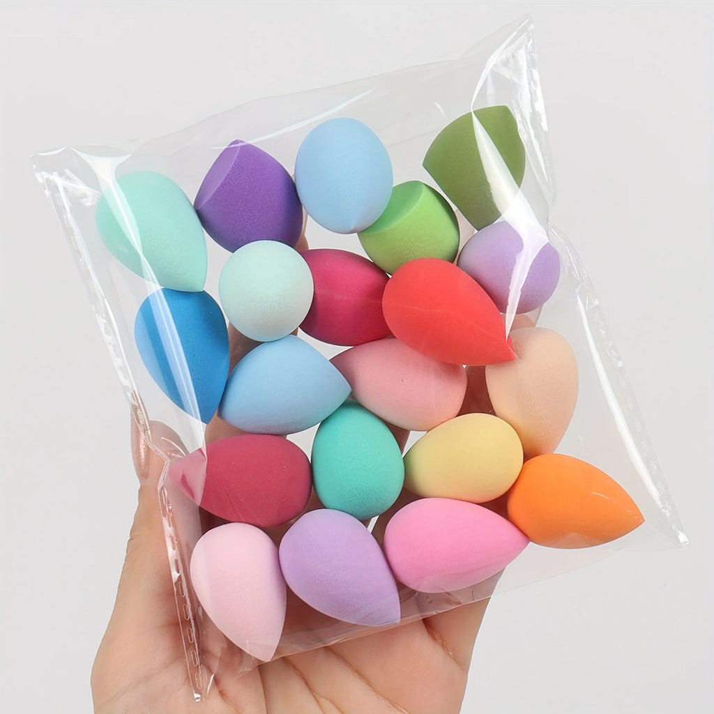 50/100 pezzi set di mini spugnette di varie forme e colori