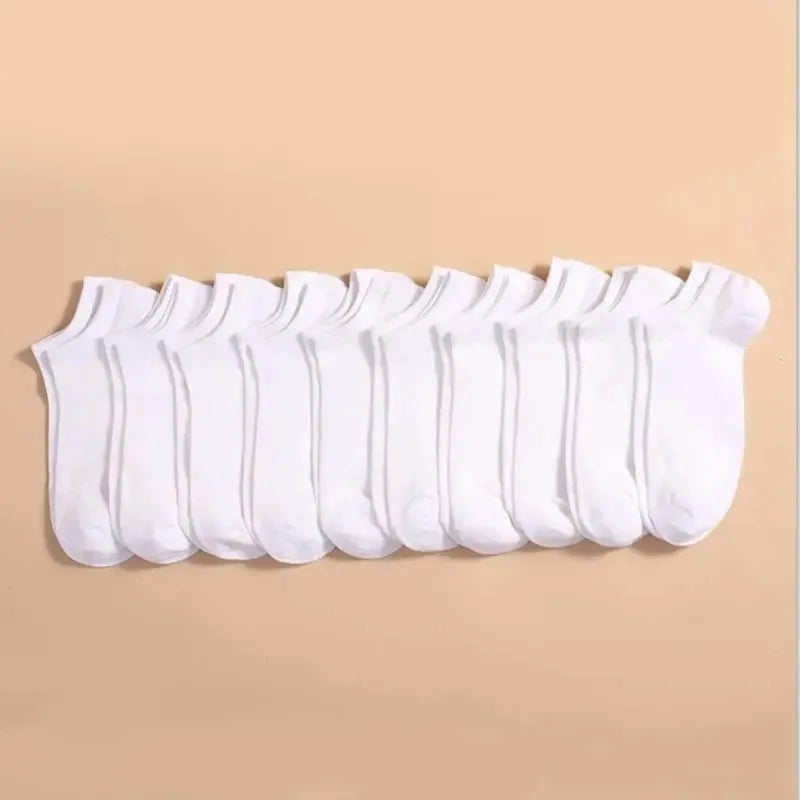 15/30 Paia Unisex Casual Tinta Unita Calzini Sottili Traspiranti Comodi Anti Odore