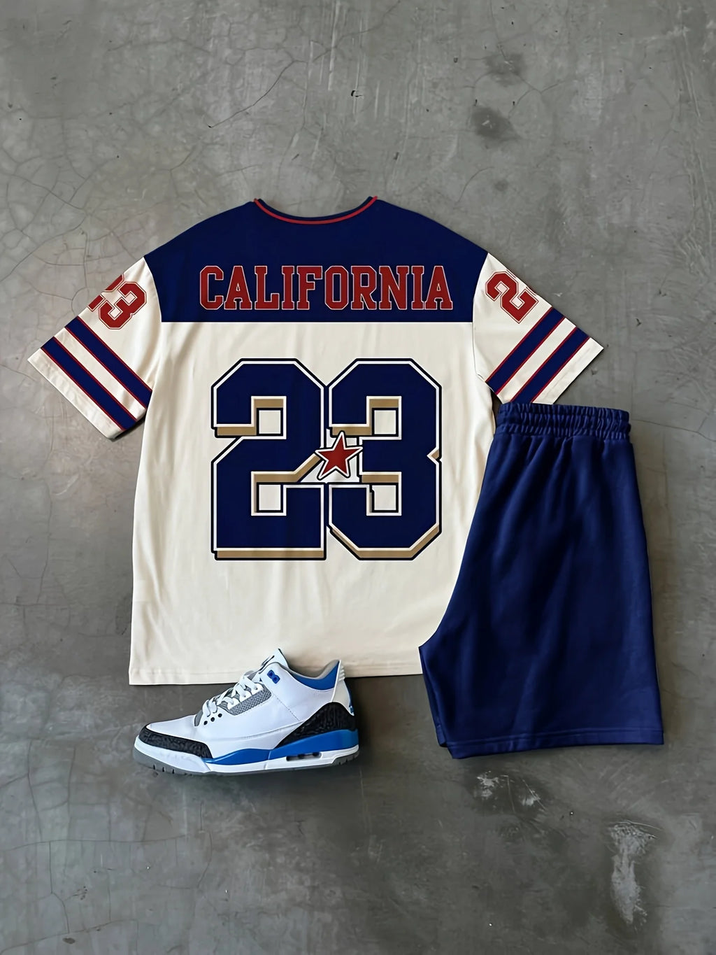 Set da uomo estivo comfort e morbidezza della moda hip-hop casual street con stampa digitale 3D