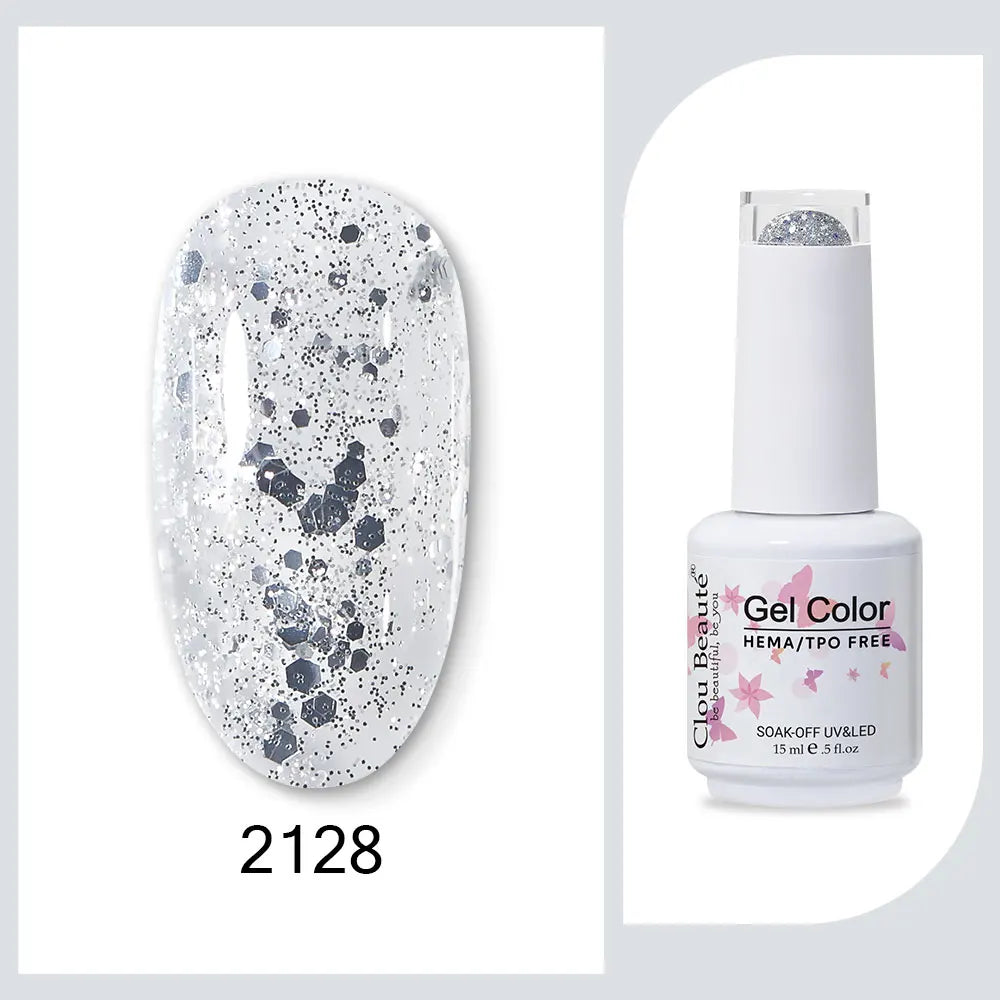 CLOU BEAUTÈ  15/10ml Semipermanente Gel Smalto Unghie 400 colori disponibili