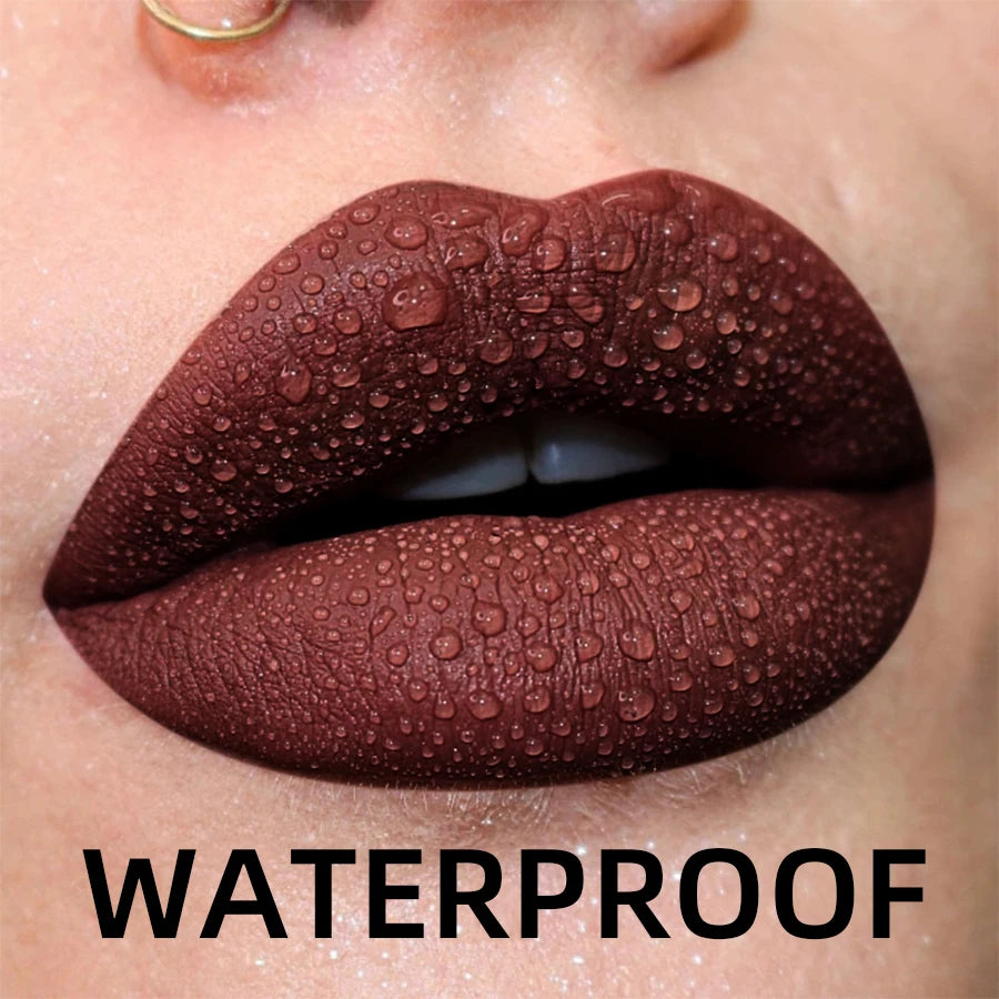 Matte Velvet Lip Gloss Impermeabile Rossetto liquido