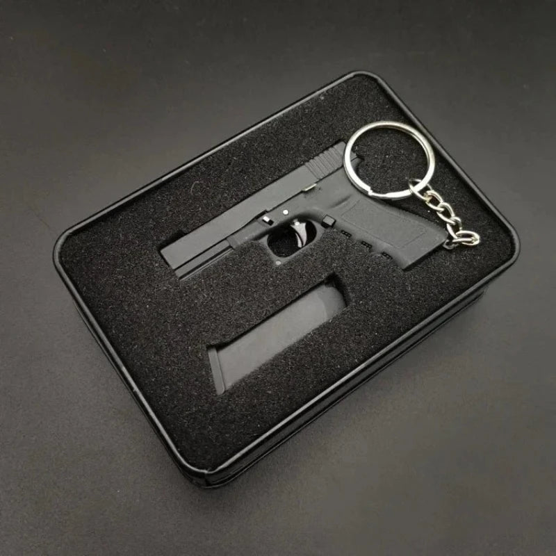 GLK 1:3 G17 G34 TTI Taran Lega tattica Empire PUBG Pistola Portachiavi in metallo