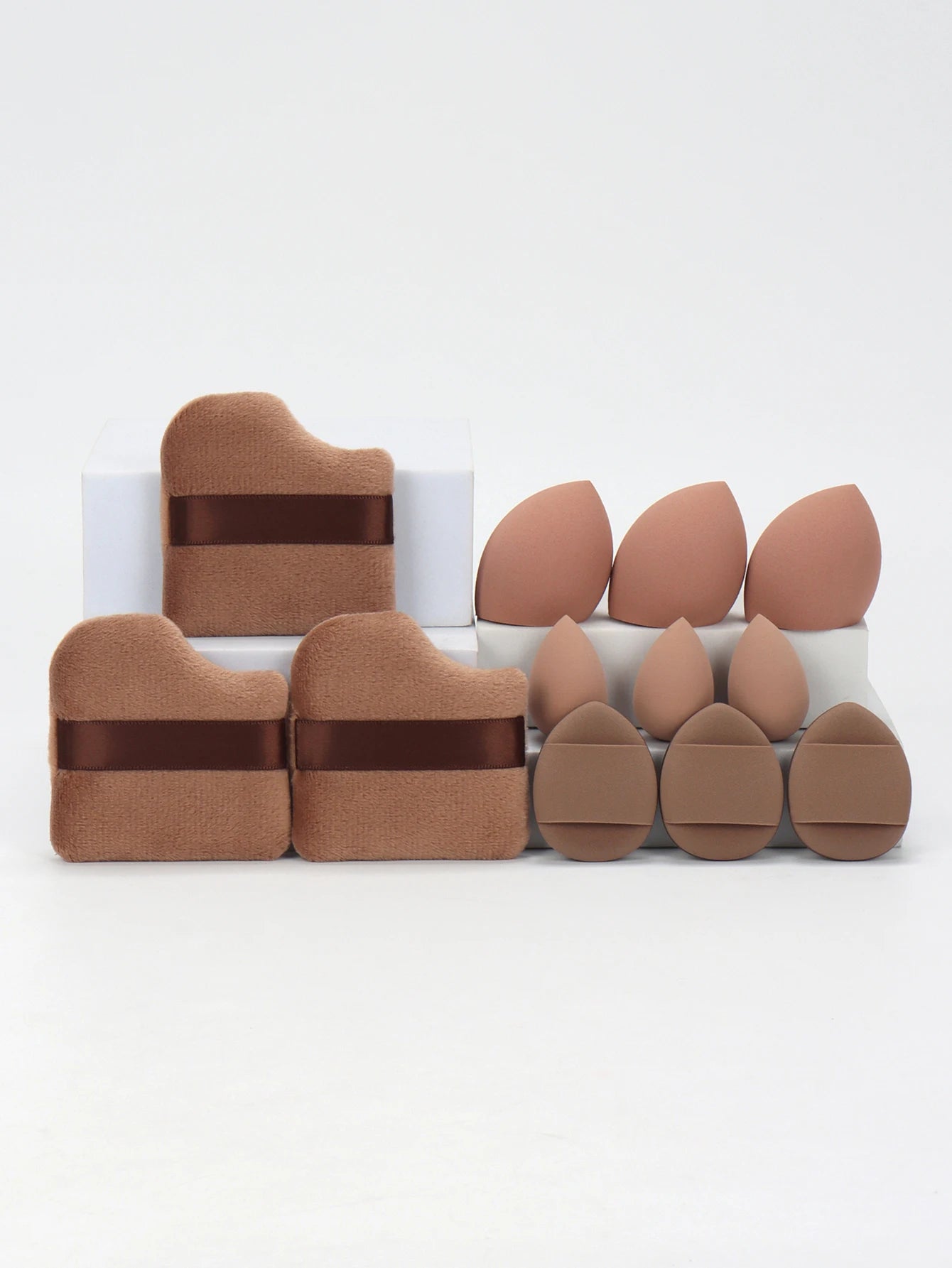 Set 12 Pz di spugne per trucco multiuso, set di diversi colori