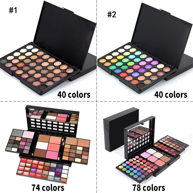40/74/78 pz Palette trucco Verônni COMPLETA